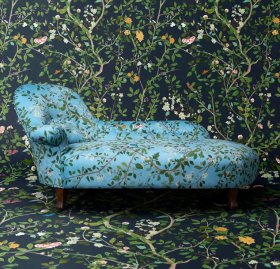 Chaise Longue con fantasia floreale