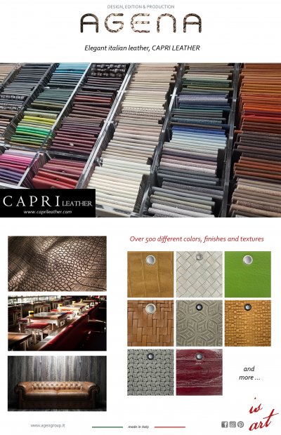 Elegant italian leather, CAPRI LEATHER