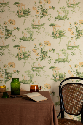 Toile de jouy Sogni dalla collezione Amami con tavola
